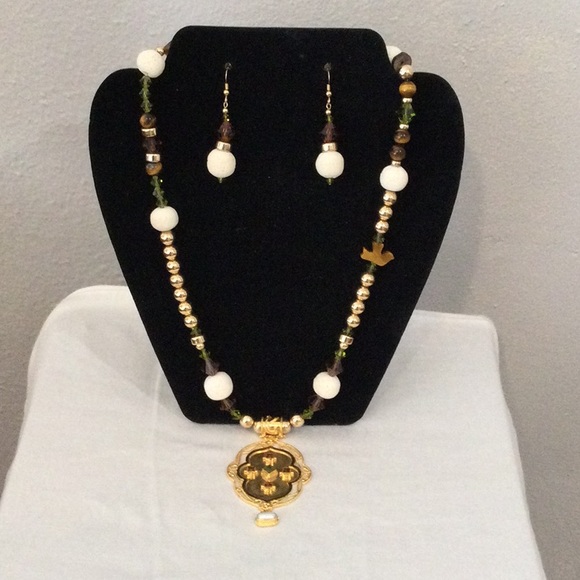Les Bernard Necklace and Earrings